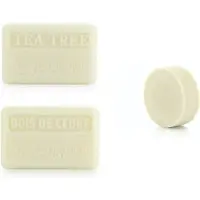 La Maison du Savon de Marseille 100% natuurlijke zeep savon de marseille set Tea tree + Bois de cedre met shampoo bar