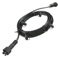 Garden Lights 15M hoofdkabel met 6 aansluitingen