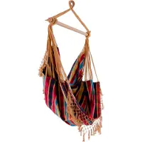 VIVERE B523, Hangmat, 113,4 kg, geschikt voor 1 persoon, katoen, meerkleurig, hout