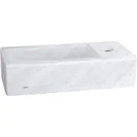 Differnz 38.005.39 Helios Fontein Marmer Wit - 37,5 x 18,5 x 9,5 cm