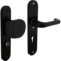 Intersteel | Veiligheidsbeslag SKG3 greep/kruk met kerntrekbeveiliging | PC72mm | Aluminium Zwart