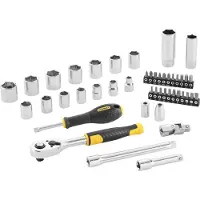 Stanley handgereedschap Dopsleutelset 3/8" - 45 delig - STMT82829-1