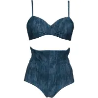 Arena W Cleopatra Two Pieces Denim Maat: 42 | Bikini's Outlet | Dames | Blauw