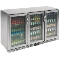 Polar Barkoeling | 3 Deurs | 330L | 52x135x90(h)cm (90 tot 150 cm)