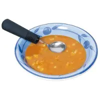 Seniorshop Good Grips - Soeplepel - Zacht handvat - Zwart/Zilver