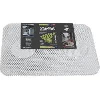 Thuiszorg Webshop Isagi StayPut 6 stuks witte anti-slip Placemats en Onderzetters