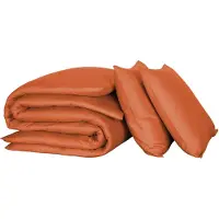 De Witte Lietaer Dekbedovertrek Olivia Rooibos Satijn-240 x 200 / 220 cm | Lits-Jumeaux