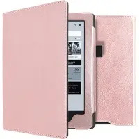 IMoshion Vegan Leather Bookcase voor de Kobo Aura H2O - Rosé Goud
