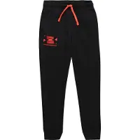 Under Armour Rival Terry zwarte trainingsbroek voor kinderen