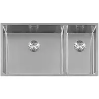 Togo Superplug series spoelbak 500+200400 mm RVS