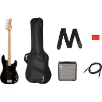 Squier Precision Bass Affinity Mn Pj Pack Black