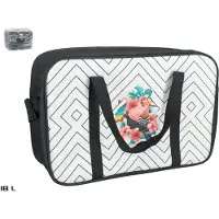 Huismerk Premium Koeltas Wit/Zwart 18L - 40 x 16.5 x 30 cm