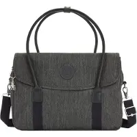 Kipling Schoudertas 'Peppery' grijs gemêleerd / zwart