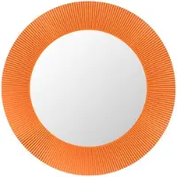Kartell All Saints Mirror Without Lighting | Tangerine Orange