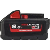 Milwaukee M18 HIGH OUTPUT 8.0 AH ACCU