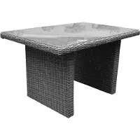 AVH-Collectie Ibiza premium lounge-diningtafel 120x80xH70 cm antraciet