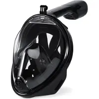 Thystoys Duikmasker Full Face - Duikbril - Zwart - Maat L / XL