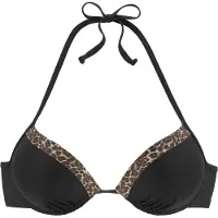 LASCANA Bikinitop cognac / donkerbruin / zwart