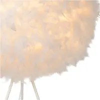 Lucide GOOSY SOFT - Vloerlamp - Ø 50 cm - 1xE27 - Wit