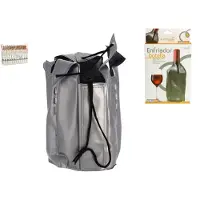 Gerimport Premium Fles Koeler Grijs - 38 x 22 cm