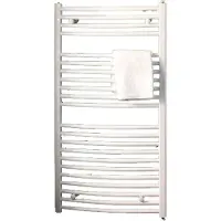 Eastbrook Biava Multirail verticale gebogen verwarming 119x75cm Wit 686 watt