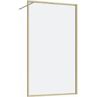 Guido Gusto 70x200 inloopdouche serie Enzo mat goud