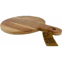 Varios Houten Snijplank - Borrelplank 40 x 30 cm rond | Handgemaakt van Accaciahout