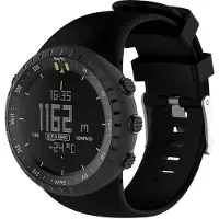 INF Geschik voor Suunto Core horlogeband TPU Zwart