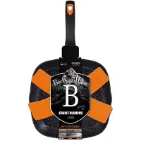 Berlinger Haus Grillpan 28cm Granit Zwart zwart Aluminium Berlingerhaus Pan