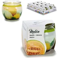 Acorde Geurkaars Melon Groen Oranje Glas Was Kristal