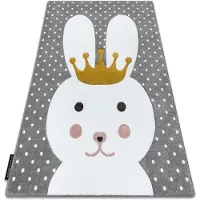 Rugsx Tapijt PETIT BUNNY KONIJNTJE KONIJN grijskleuring 180x270 cm