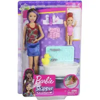 Mattel Barbie speelset Babysitter Skipper - In bad!