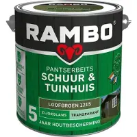 Rambo Pantserbeits Schuur & Tuinhuis Zijdeglans Transparant - 2,5 liter Loofgroen