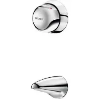 Delabie Thermostaatkraan Douche Chroom 230 x 75 mm 795209
