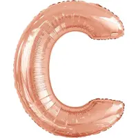 Amscan Folieballon Letter C 114 X 79 Cm Roségoud