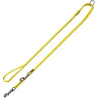 Hunter Verstelbare Hondenlijn Tripoli Geel 200cm lang 10mm breed