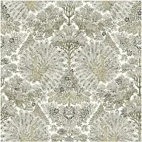 Dutch Wallcoverings Behang Escapade Pauw Beige/Goud A222-02