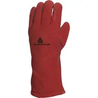 Delta Plus Lashandschoenen van gespleten rund maat 10 rood