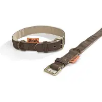 Pet Products Woof canvas halsband brn 70x2,8