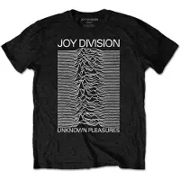 Rock Off Joy Division - Unknown Pleasures White On Black Heren T-shirt - M - Zwart