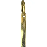 New Bling 9NBSAM-G190120 Gouden Hangertje - Dames - Staafje - 10 x 1,7 mm - 14 Karaat - Bedel - Goud