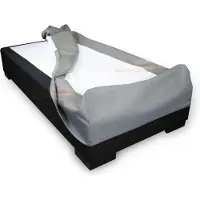 Slaaploods.nl Boxspring Hoes - 80 x 210 cm - Hoogte 30 cm - Grijs I91
