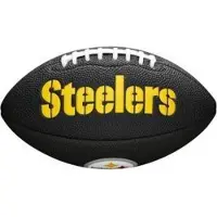 Wilson F1533XB Black Edition NFL Mini Soft Tou Team Steelers voor Sport Fanzone