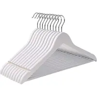 Mazazu MIRA Home - Kleerhangers – Kledinghangers - Broekhangers - Set van 10 Hangers - Kledingkast - 44.5x1.2x23