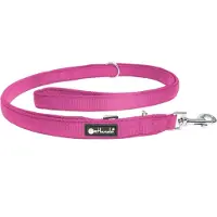 Petlando Mesh Verstelbare hondenlijn 230 cm lang, 1,5 cm breed - Fuchsia - maat S
