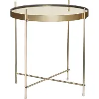 Hubsch Reflect Bijzettafel Messing