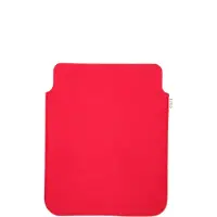 Daff - Vilt Tablethoes - Rood/Zwart - 21.5 x 26cm - Merinowol - tot 11inch