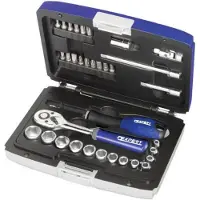 Expert by Facom doppenset met hulpstukken 1/4" | 34-delig | in koffer - E194672
