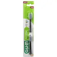 Gum Activital Sonic Opzetborstels - 2 stuks - Zwart