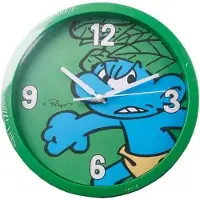 Leisure De Smurfen wandklok jungle smurf(+/- 27cm), merk : .